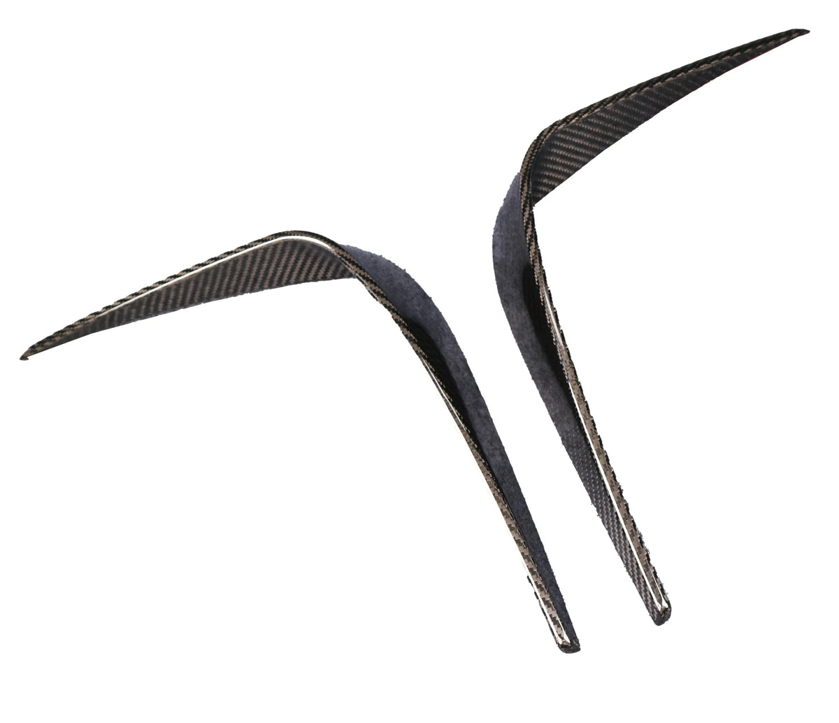 AlpineX Dynamics Carbon Fiber Front Bumper Fangs For BMW G8X M3/4