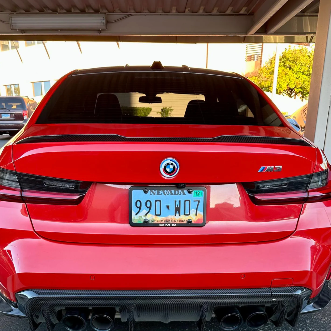 AlpineX Dynamics Carbon Fiber Rear Diffuser Upper Trim For BMW G8X M3/4
