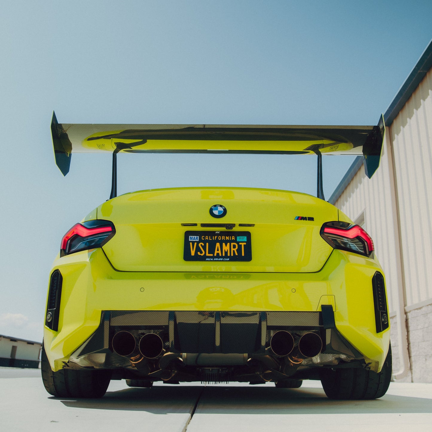 RM Engineering GT4+ Swan Neck Wing For BMW G87 M2