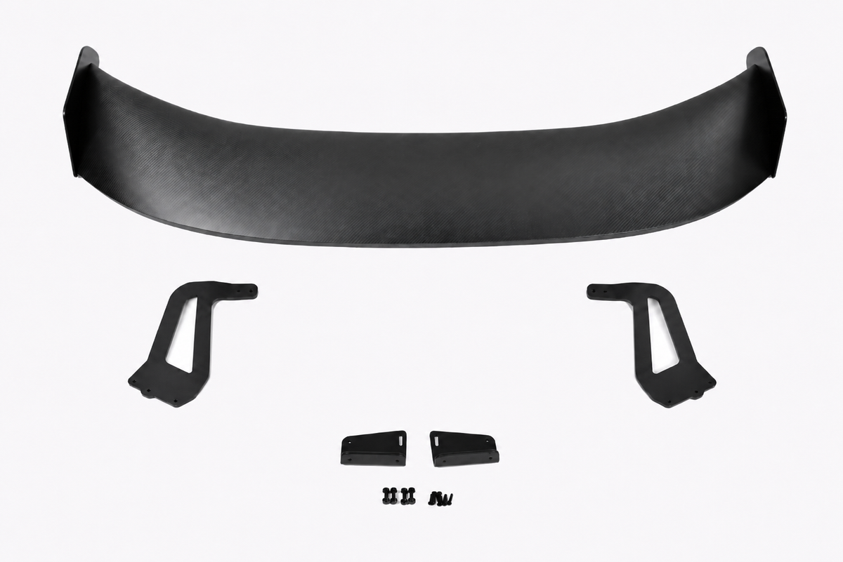 Ridgeline Motorsports Swan Neck Pre-preg Dry Carbon Clubsport Wing For Porsche 718 GT4/GT4 RS