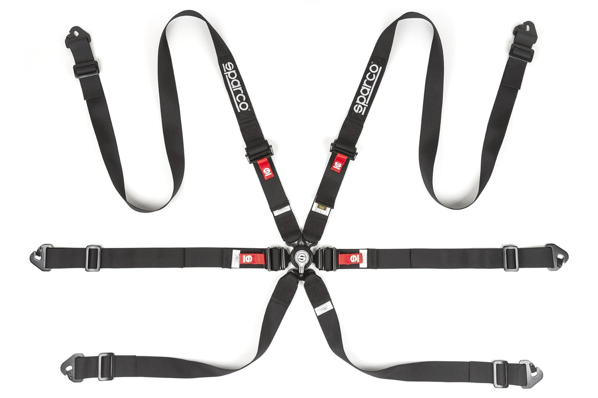 Sparco Harness COMP H-2 6PT Aluminum PD 2"