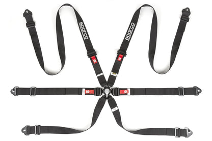 Sparco Harness COMP H-2 6PT Aluminum PD 2"