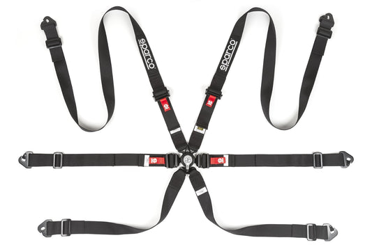 Sparco Harness COMP H-2 6PT Aluminum PD 2"