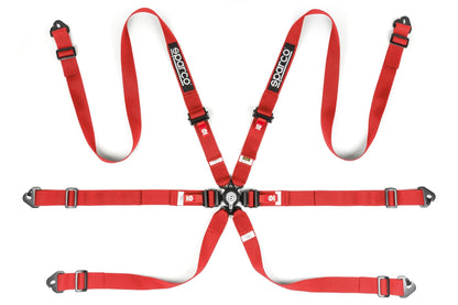 Sparco Harness COMP H-2 6PT Aluminum PD 2"