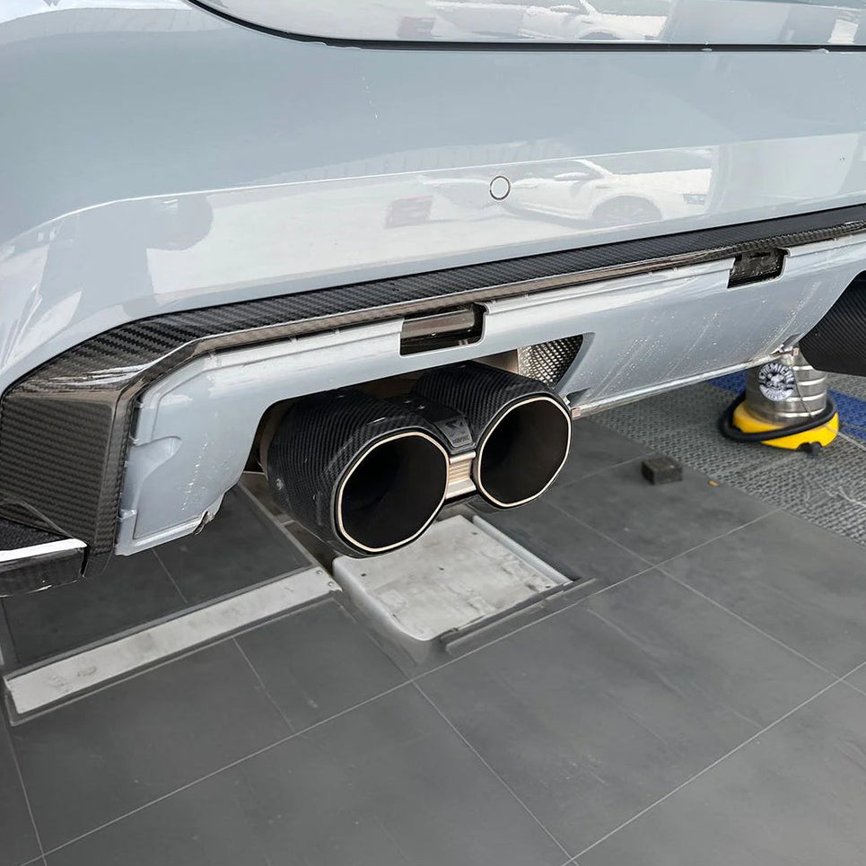 AlpineX Dynamics Carbon Fiber Rear Diffuser Upper Trim For BMW G8X M3/4
