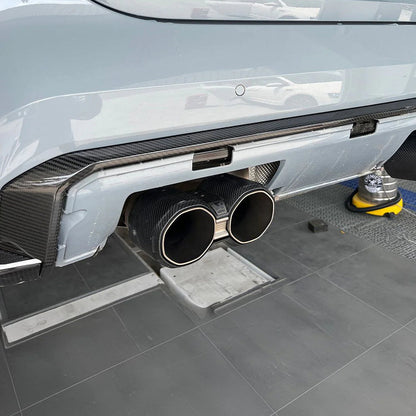AlpineX Dynamics Carbon Fiber Rear Diffuser Upper Trim For BMW G8X M3/4