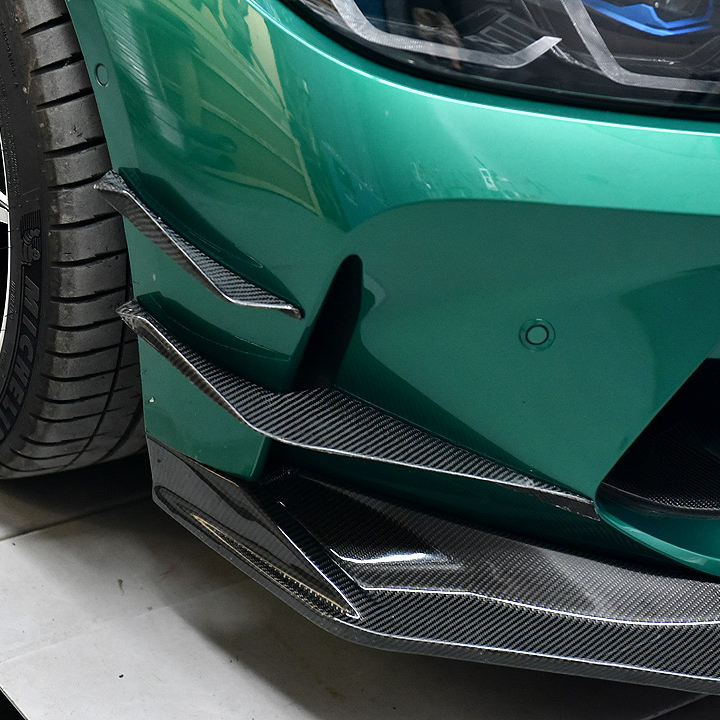 AlpineX Dynamics Carbon Fiber Front Canards For BMW G8X M3/4