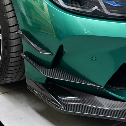 AlpineX Dynamics Carbon Fiber Front Canards For BMW G8X M3/4