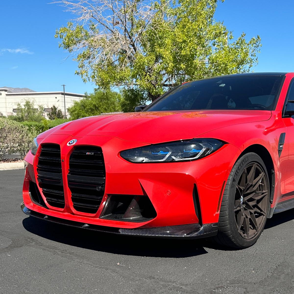 AlpineX Dynamics 3D Style Carbon Fiber Front Lip For BMW G8X M3/4