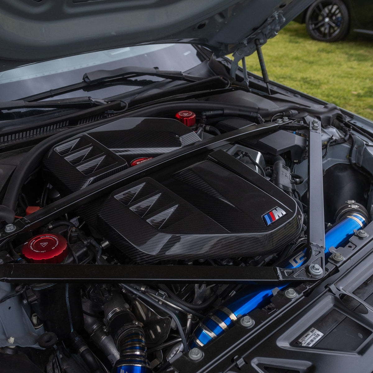 AlpineX Dynamics Carbon Fiber Engine Cover For BMW G8X M3/4 / G87 M2