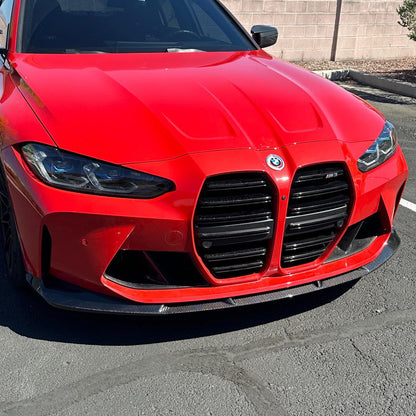 AlpineX Dynamics 3D Style Carbon Fiber Front Lip For BMW G8X M3/4