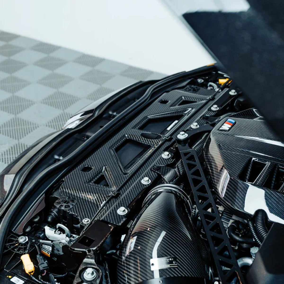 AlpineX Dynamics Carbon Fiber Radiator Support For BMW G8X M3/4 / G87 M2