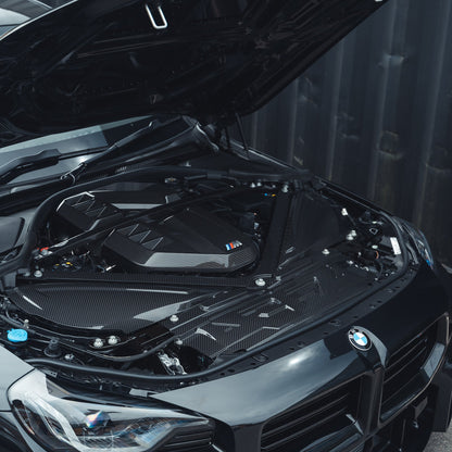 AlpineX Dynamics Carbon Fiber Engine Cover For BMW G8X M3/4 / G87 M2