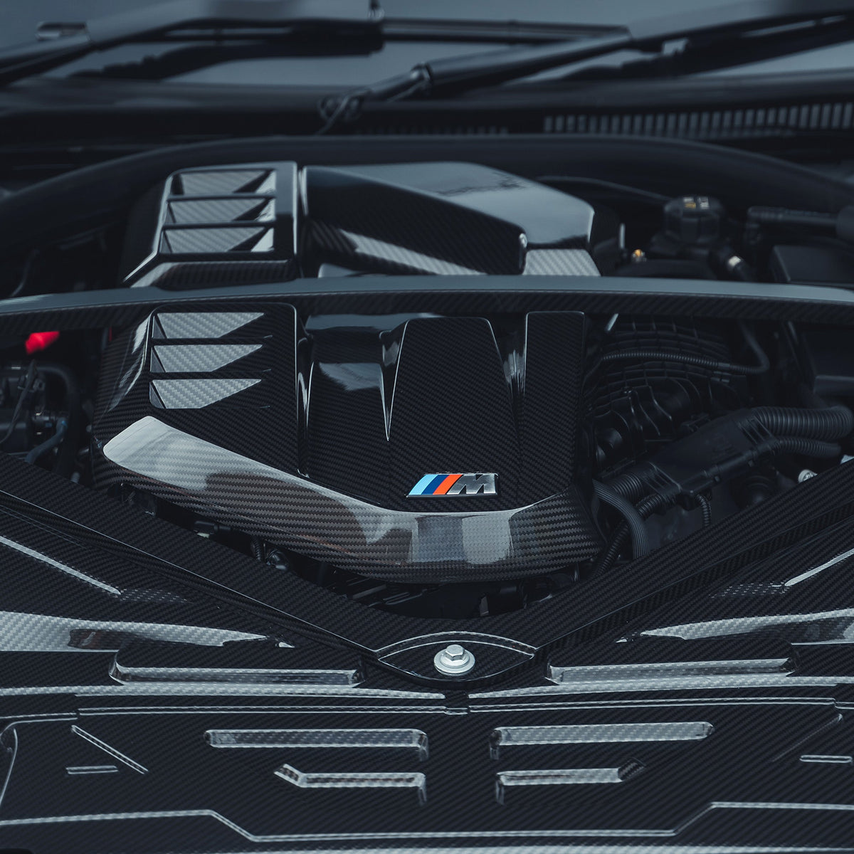 AlpineX Dynamics Carbon Fiber Engine Cover For BMW G8X M3/4 / G87 M2