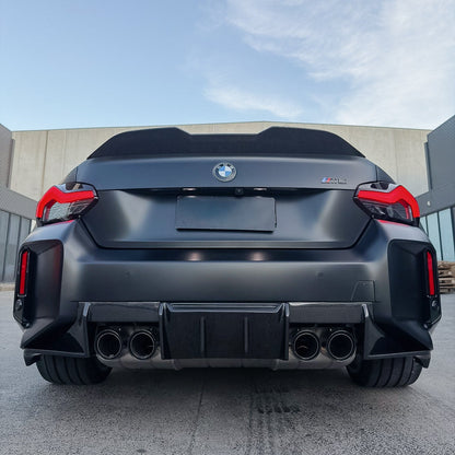 AlpineX Dynamics MH Style Pre-preg Dry Carbon Fiber Rear Diffuser For BMW G87 M2