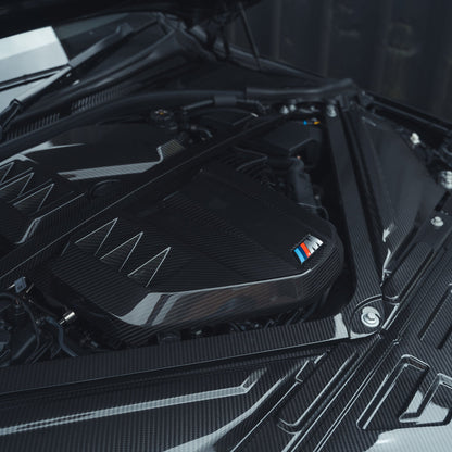 AlpineX Dynamics Carbon Fiber Engine Cover For BMW G8X M3/4 / G87 M2