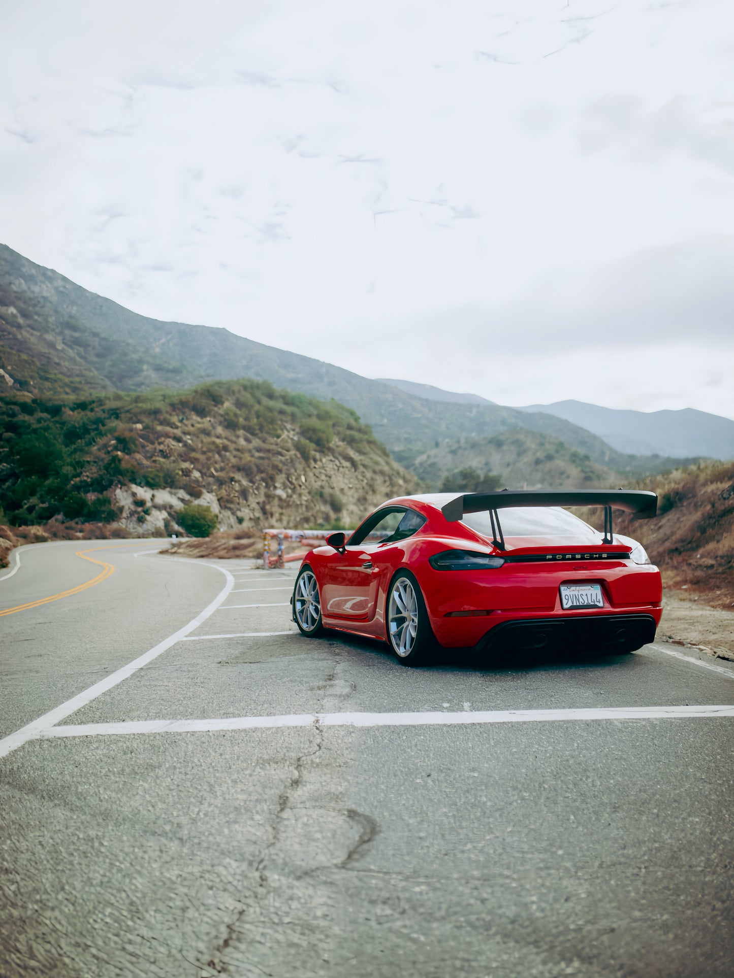 Ridgeline Motorsports Swan Neck Wing For Porsche 718/GT4/RS