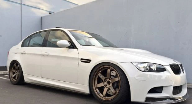 Forcewerkz Carbon Fiber Side Skirt Extensions for BMW E90 M3