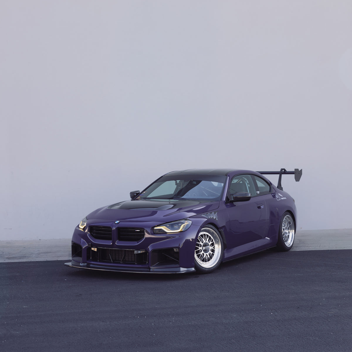 AlpineX Dynamics Pre-preg Dry Carbon Fiber Front Bumper Center Trim For BMW G87 M2