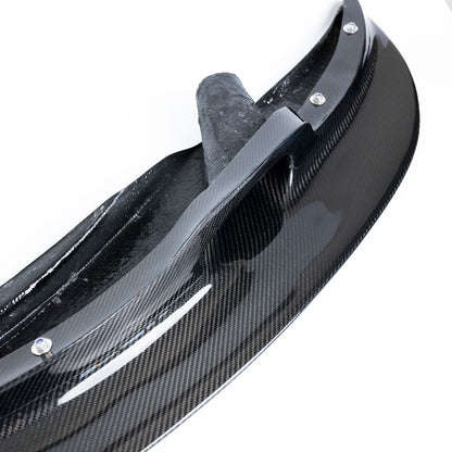 BMW E92 M3 front splitter carbon fiber detail