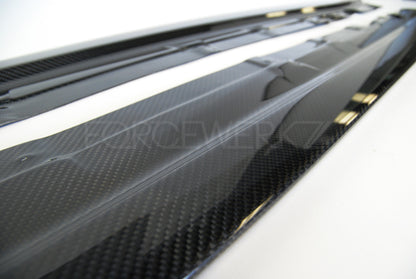 Forcewerkz Carbon Fiber Side Skirt Extensions for BMW E92/E93 M3