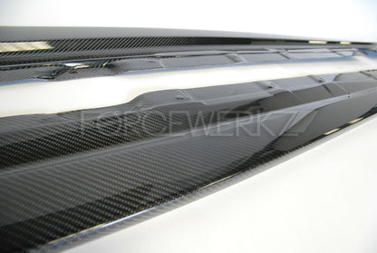 Forcewerkz Carbon Fiber Side Skirt Extensions for BMW E92/E93 M3
