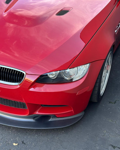 E9X M3 GT4 V2 shorter front splitter close up