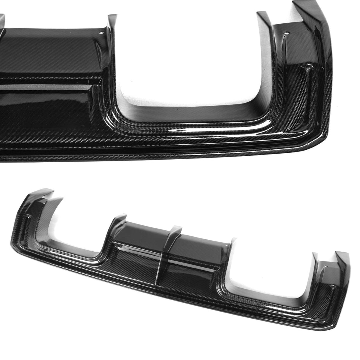 AlpineX Dynamics V Style Pre-preg Dry Carbon Fiber Rear Diffuser For BMW G8X M3/4