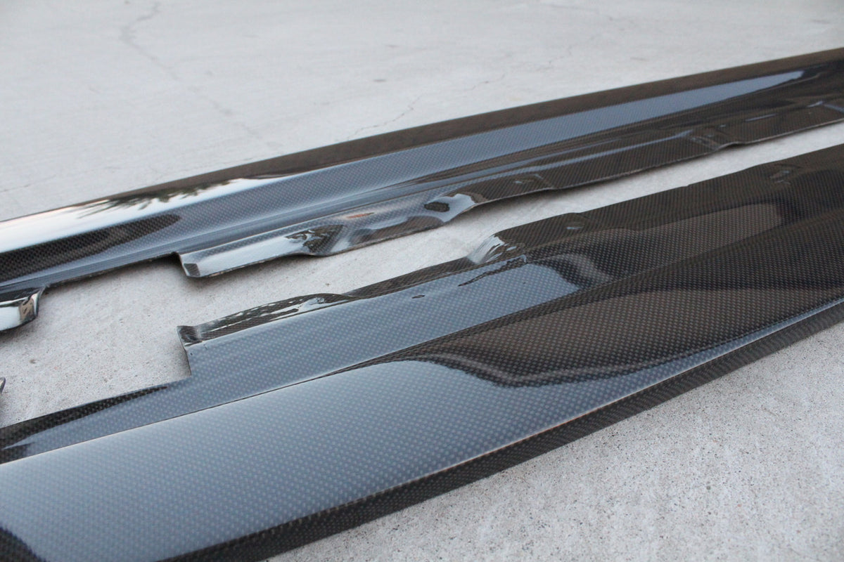 Forcewerkz Carbon Fiber Side Skirt Extensions for BMW E92/E93 M3