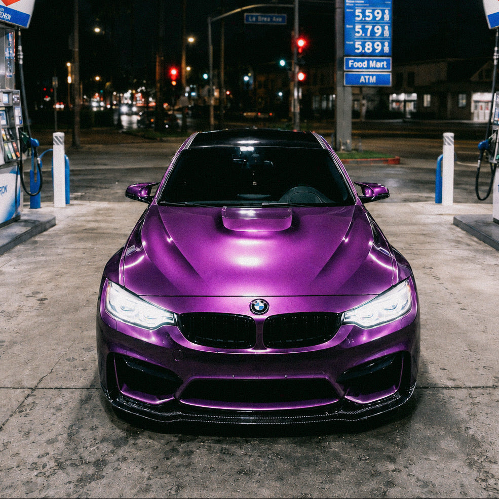 AlpineX Dynamics V Style Carbon Fiber Front Lip For BMW F8X M3 M4