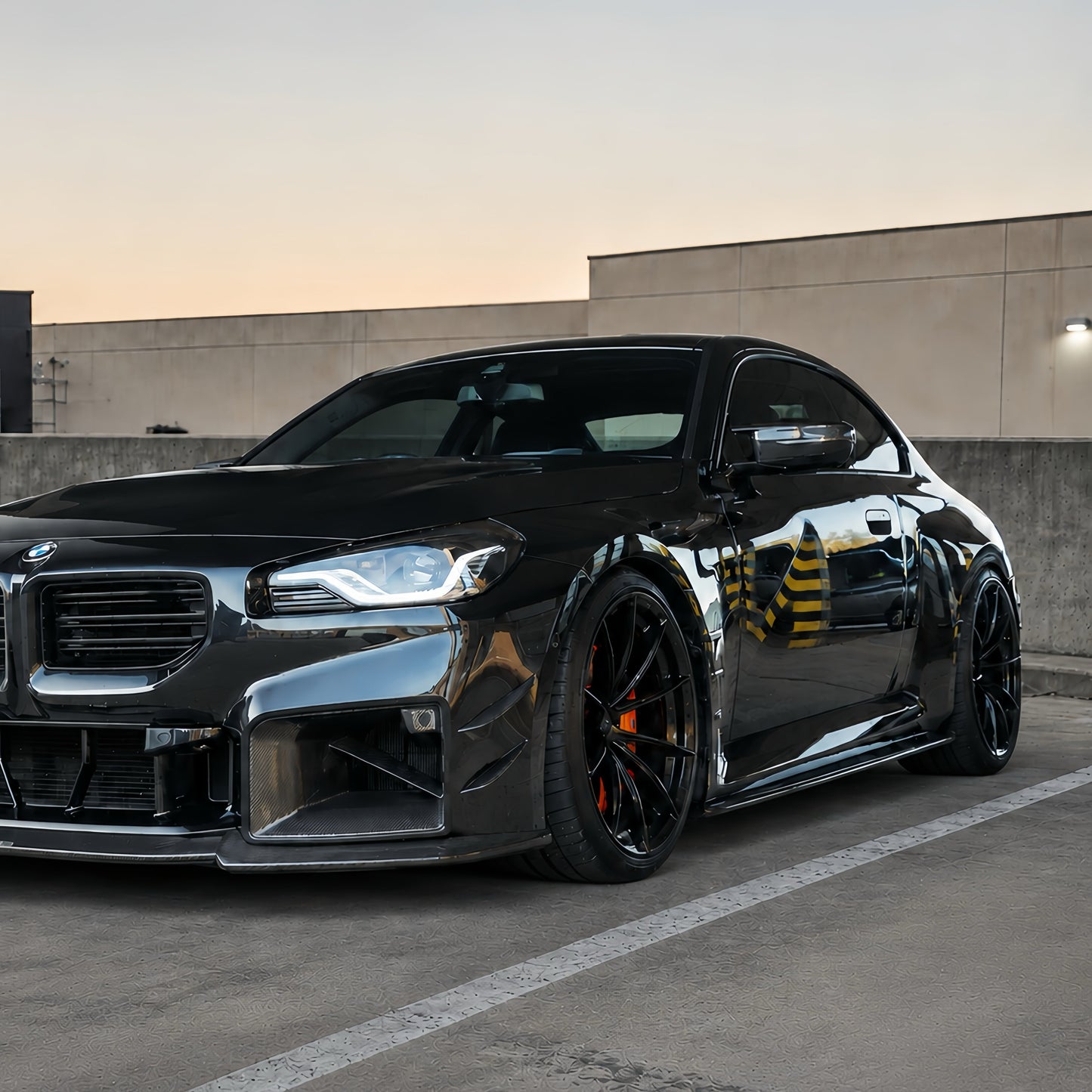 AlpineX Dynamics MP Style Pre-preg Dry Carbon Fiber Front Duct For BMW G87 M2