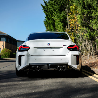 AlpineX Dynamics CS Style Pre-preg Dry Carbon Fiber Rear Diffuser For BMW G87 M2
