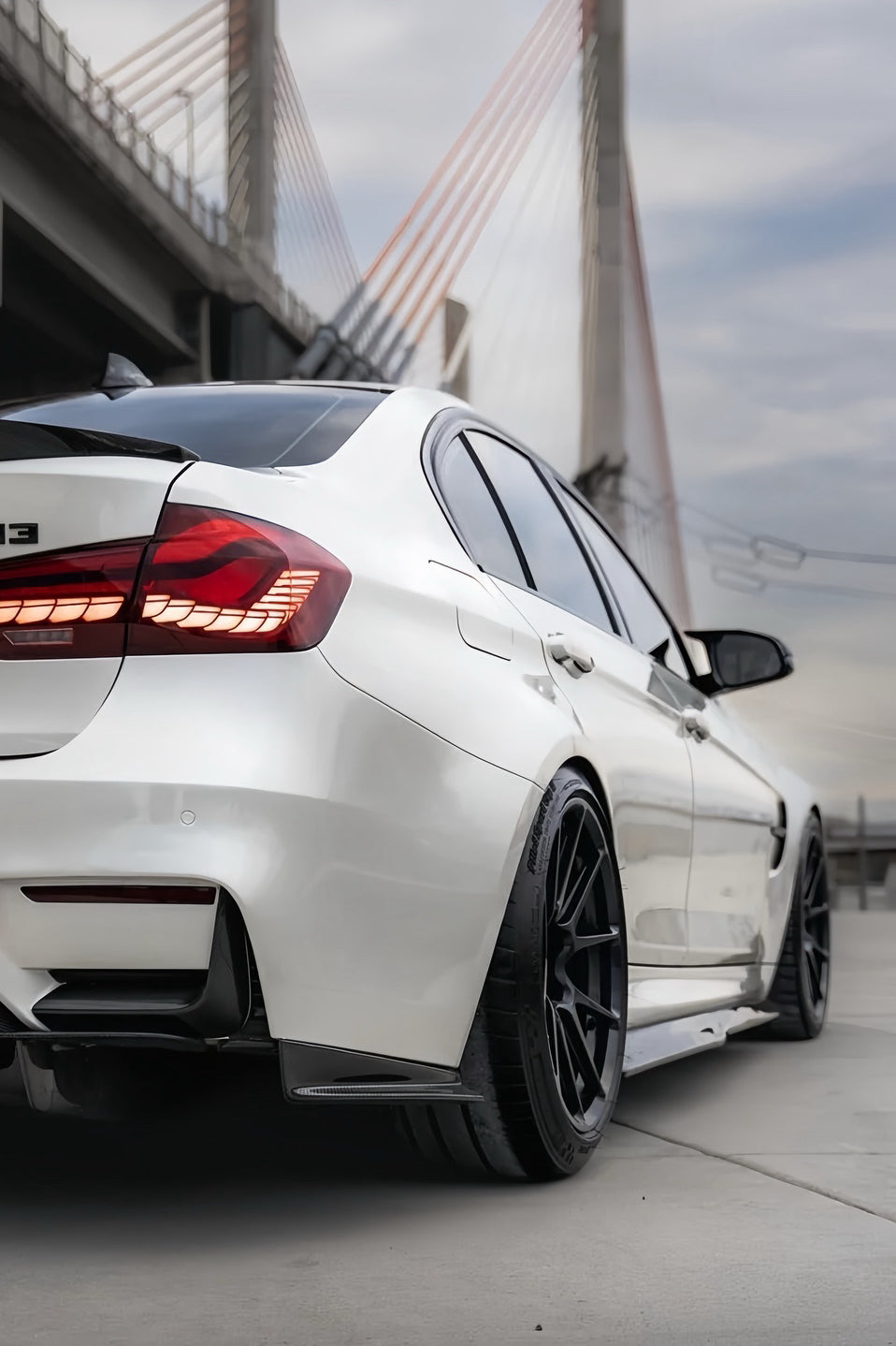 AlpineX Dynamics PSM Style Carbon Fiber Side Skirt For BMW F80 M3/F82 F83 M4