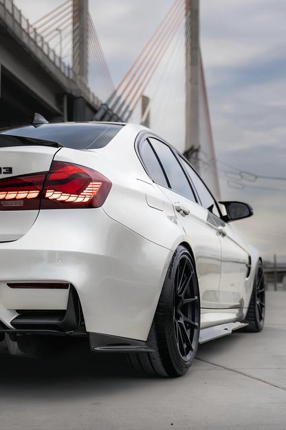 AlpineX Dynamics PSM Style Carbon Fiber Side Skirt For BMW F80 M3/F82 F83 M4