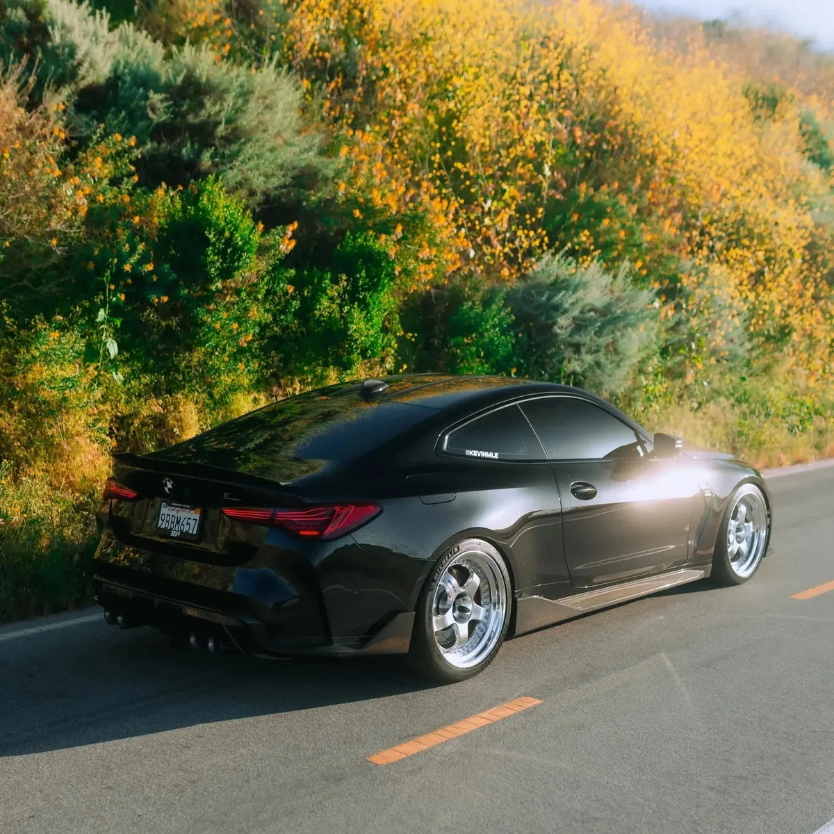 AlpineX Dynamics MP Style Pre-preg Dry Carbon Fiber Side Skirt For BMW G80 G82 G83 M3 M4