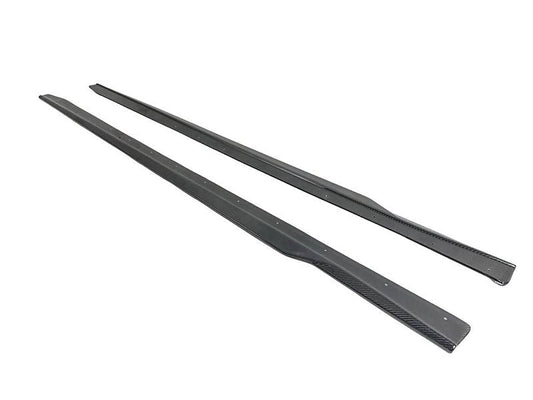 AlpineX Dynamics MH Style Dry Carbon Fiber Side Skirt Extensions for BMW G87 M2