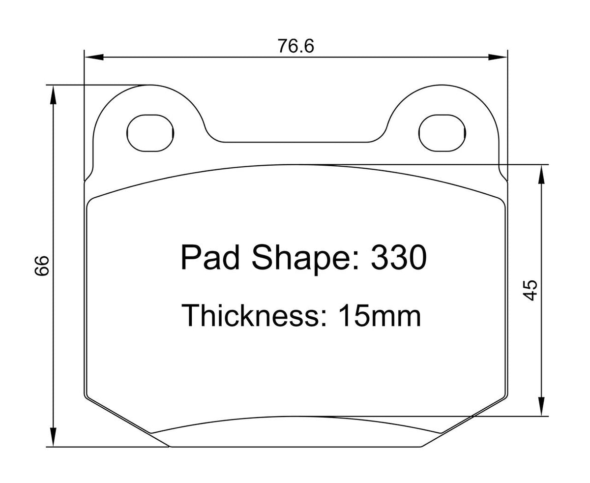 Paragon PBP330 Brake Pads