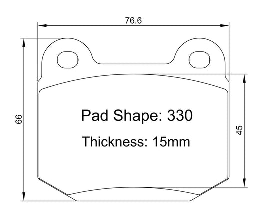 Paragon PBP330 Brake Pads