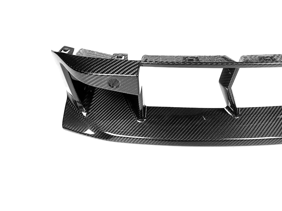 AlpineX Dynamics Pre-preg Dry Carbon Fiber Front Bumper Center Trim For BMW G87 M2