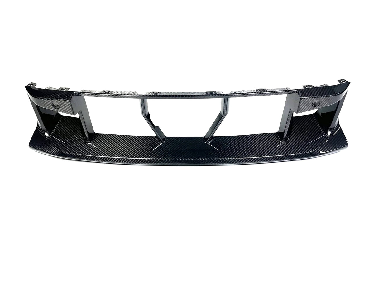 AlpineX Dynamics Pre-preg Dry Carbon Fiber Front Bumper Center Trim For BMW G87 M2