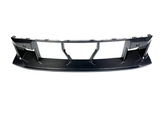 AlpineX Dynamics Pre-preg Dry Carbon Fiber Front Bumper Center Trim For BMW G87 M2