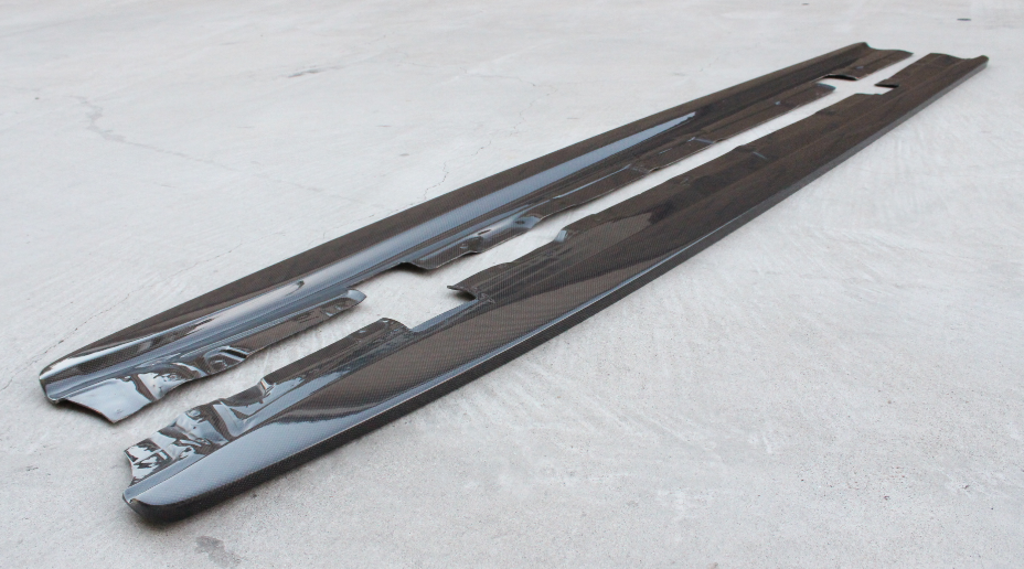 Forcewerkz Carbon Fiber Side Skirt Extensions for BMW E92/E93 M3