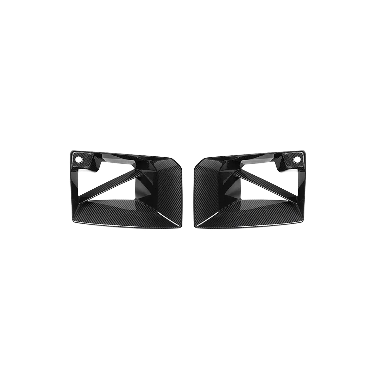 AlpineX Dynamics MP Style Pre-preg Dry Carbon Fiber Front Duct For BMW G87 M2
