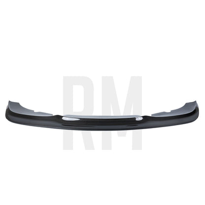 BMW E46 M3 GT4 carbon fiber front lip shown from the front