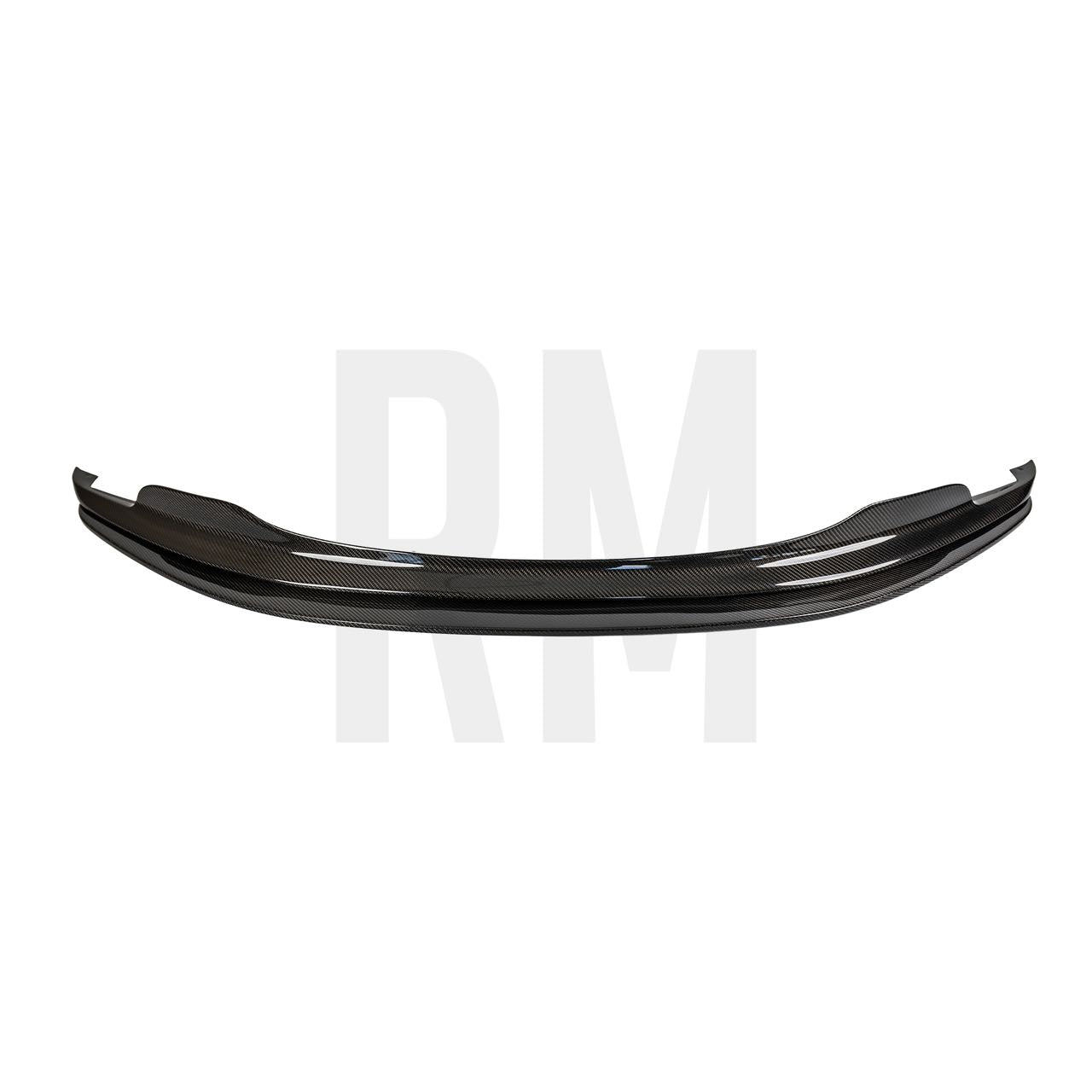 Ridgeline Motorsport adjustable 5-piece GTS front splitter for BMW E9X M3 in gloss carbon fiber