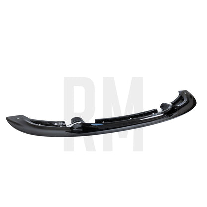 F8X GT4 V1 carbon fiber front splitter shown from an alternate angle