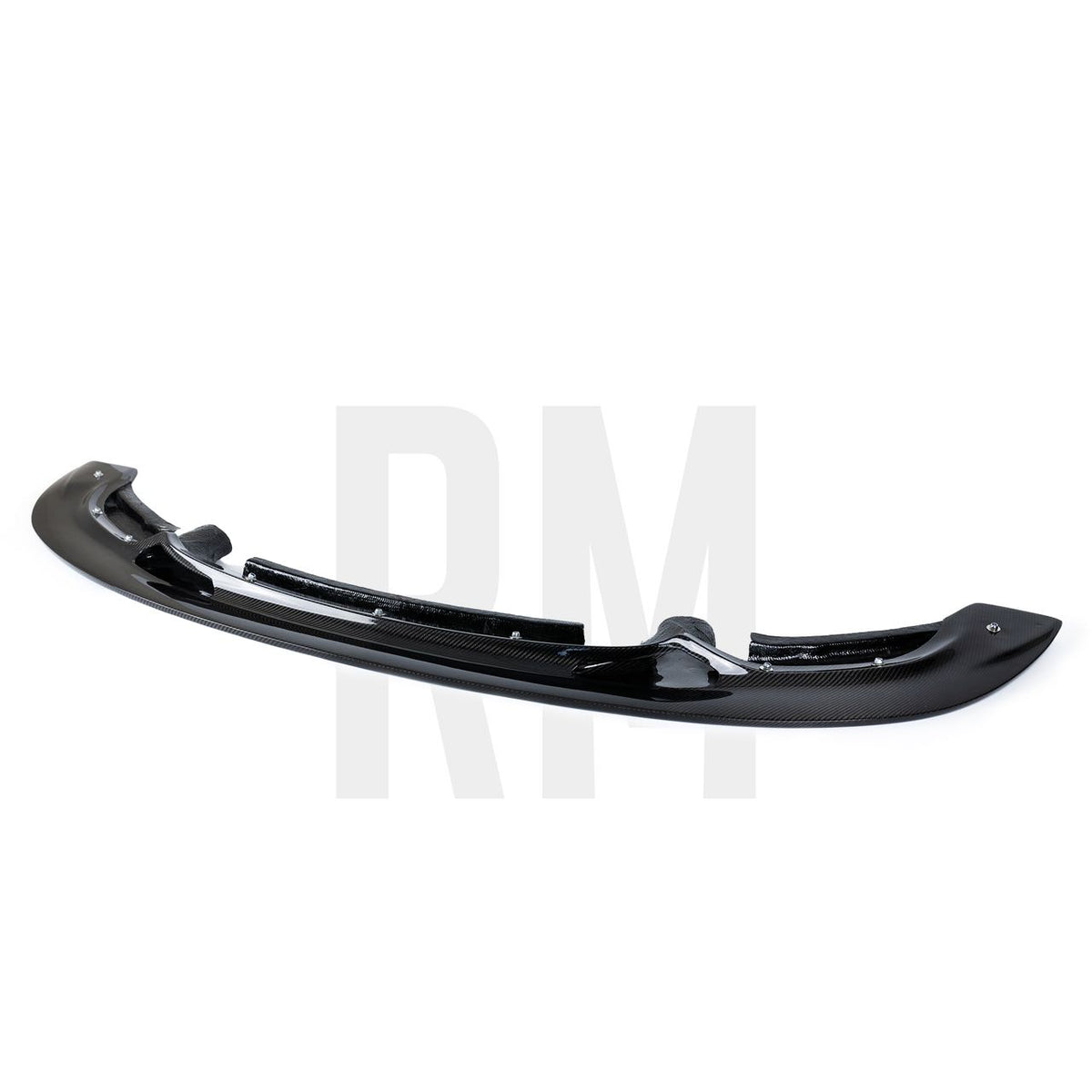 Ridgeline Motorsport F8X GT4 V1 carbon fiber front splitter with integrated brake cooling ducts