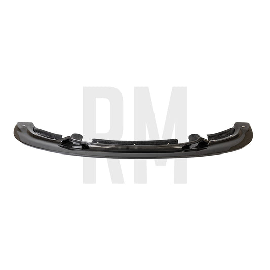 Ridgeline Motorsport F8X GT4 V2 longer carbon fiber front splitter with integrated brake cooling ducts