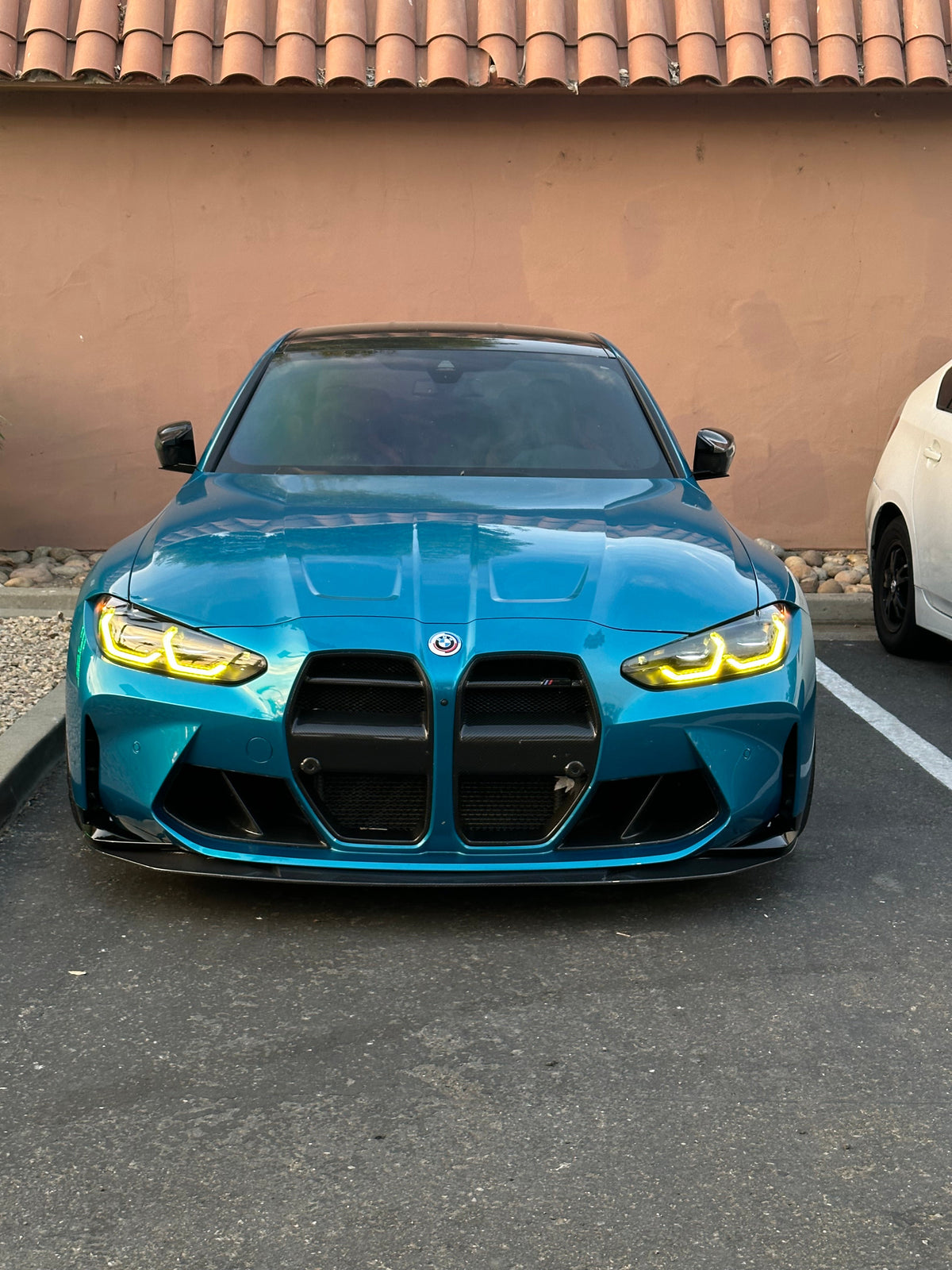 AlpineX Dynamics MP Style Pre-preg Dry Carbon Fiber Front Duct For BMW G8X M3/4
