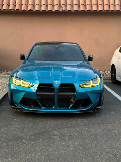 AlpineX Dynamics MP Style Pre-preg Dry Carbon Fiber Front Duct For BMW G8X M3/4